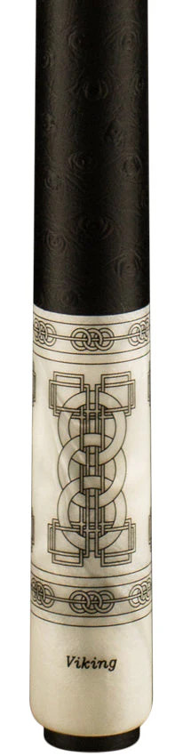 Viking DF0911 Defender Series Play Cue - Premium Smoke Stained Birdseye Maple with White Pearl and Black Inlays - Image 4