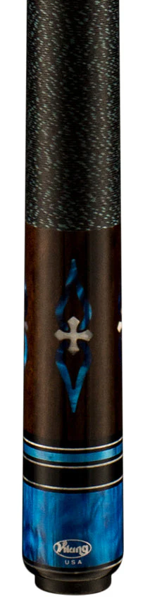 Viking IM0700 Impero Series Play Cue - West African Ebony with 24 Blue Premium Pearl Inlays - Image 2