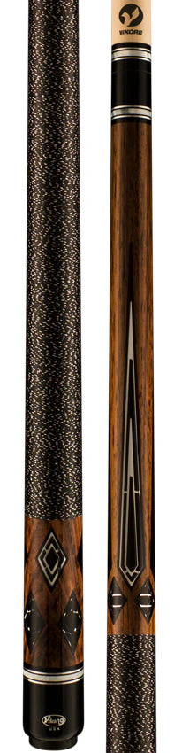 Viking MT0500 Motore Series Rosewood with 116 Mirror and Black Inlays Play Cue - Image 3