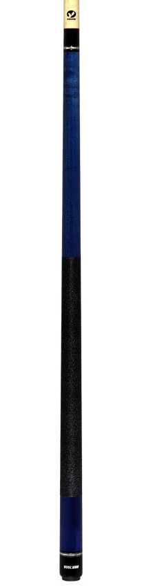 Viking UPUSA005 Ultimate Pool USA Range Series Pool Cue - Ocean Blue Stained with Black and Blue Linen Wrap - Image 6